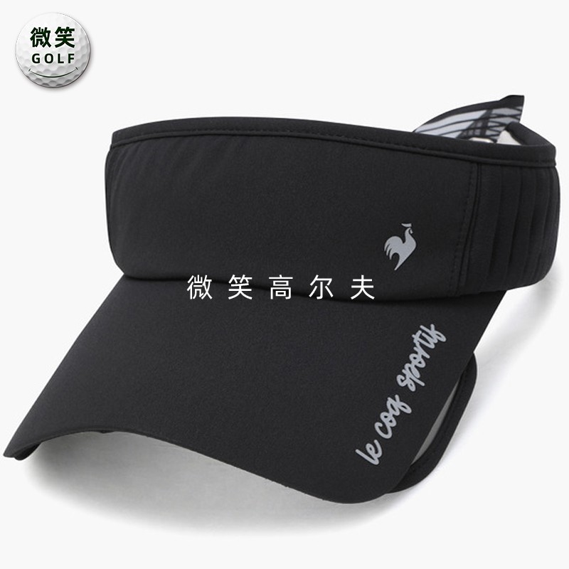 高尔夫女士遮阳板防晒运动无顶帽