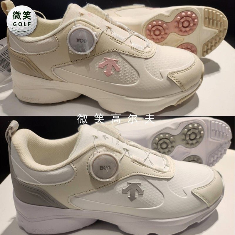 高尔夫女士自动扣增高防滑运动鞋