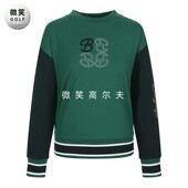 圆领配色高尔夫球服女士拼接长袖 韩国代购 T恤GOLF 2025秋新款 特价
