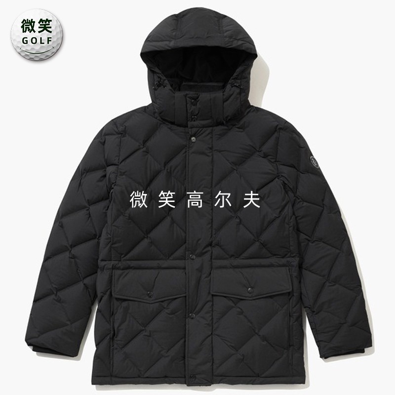 高尔夫男连帽防寒保暖运动羽绒服