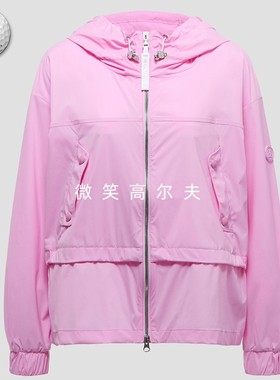 2025夏新品韩国代购GFOR*高尔夫女连帽轻质弹力防水运动风衣外套