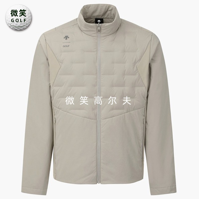 高尔夫男夹棉保暖运动羽绒服外套