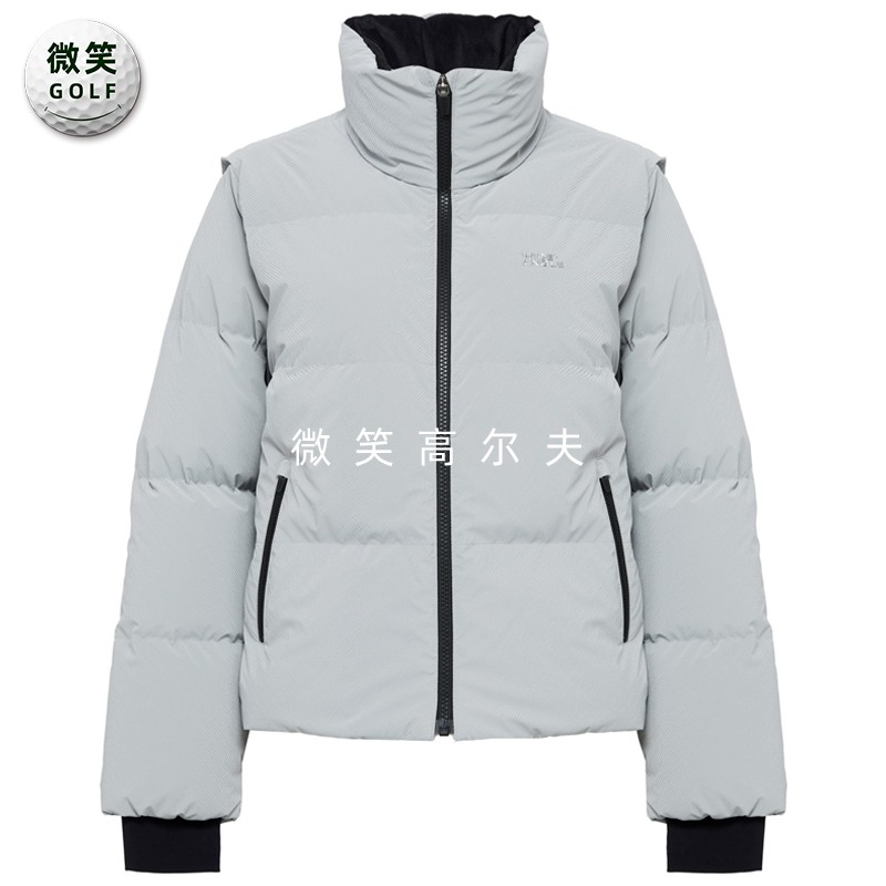 高尔夫女士高领奢华运动羽绒服