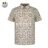 2025夏季 短袖 新款 印花度假风高尔夫球服男士 T恤GOLF 韩国代购 特价