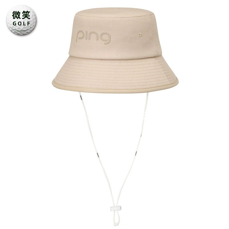 2025秋新品韩国代购PING高尔夫球帽女士字母遮阳防风运动渔夫帽