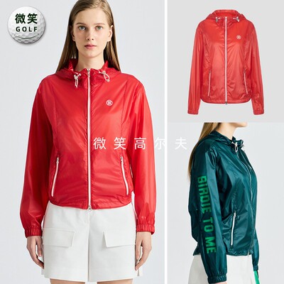 高尔夫女士连帽轻质运动夹克外套