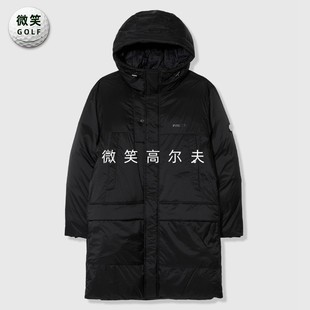 羽绒服 2023冬新品 PIRETT 韩国代购 高尔夫男士 连帽防寒保暖中长款