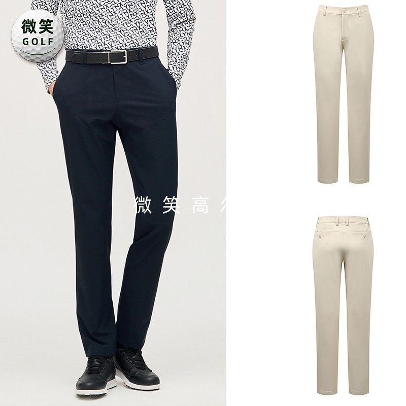 特价2025夏季新款韩国代购简约纯色高尔夫球服男士运动长裤GOLF