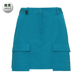 韩国代购 不规则纯色高尔夫球服女士半身短裙GOLF 2025夏款 特价