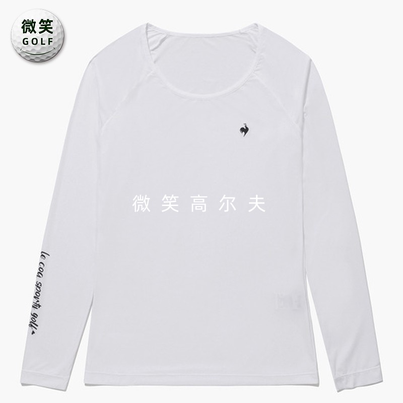 高尔夫女圆领凉感运动长袖打底