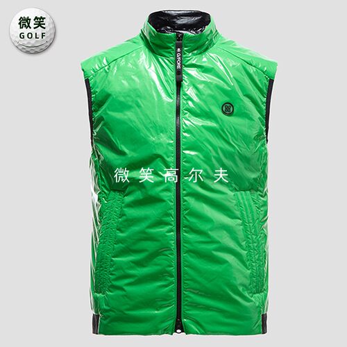 高尔夫男士立领运动无袖马甲背心