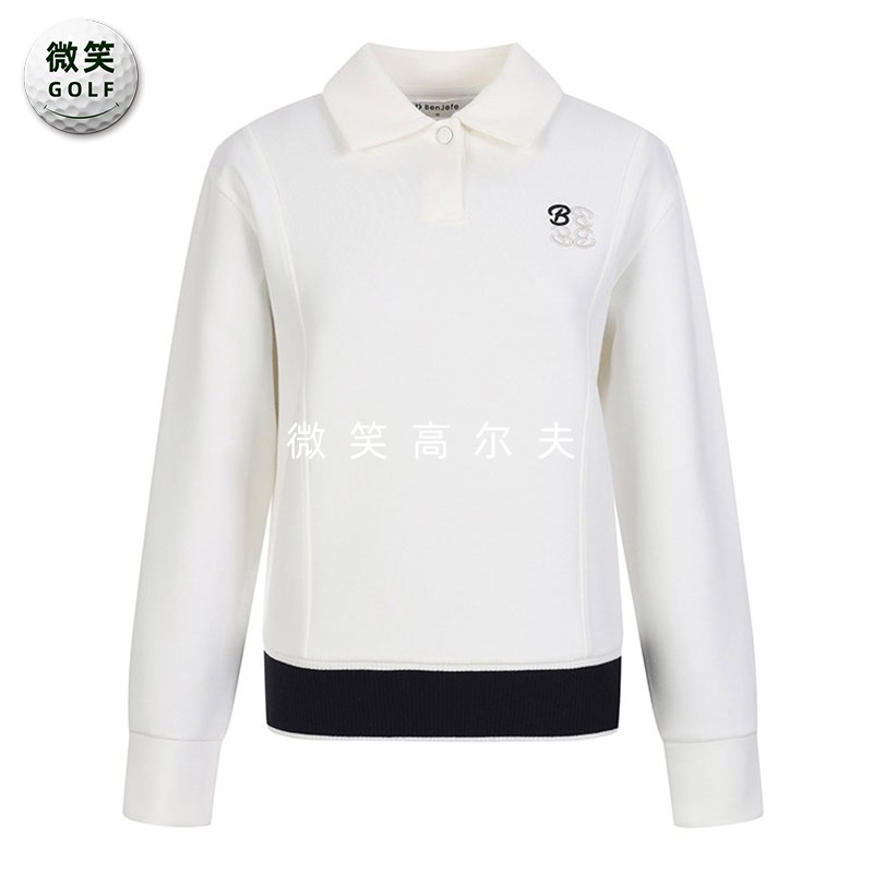 特价2025冬新款韩国代购宽松运动高尔夫球服女士透气时尚长袖T恤
