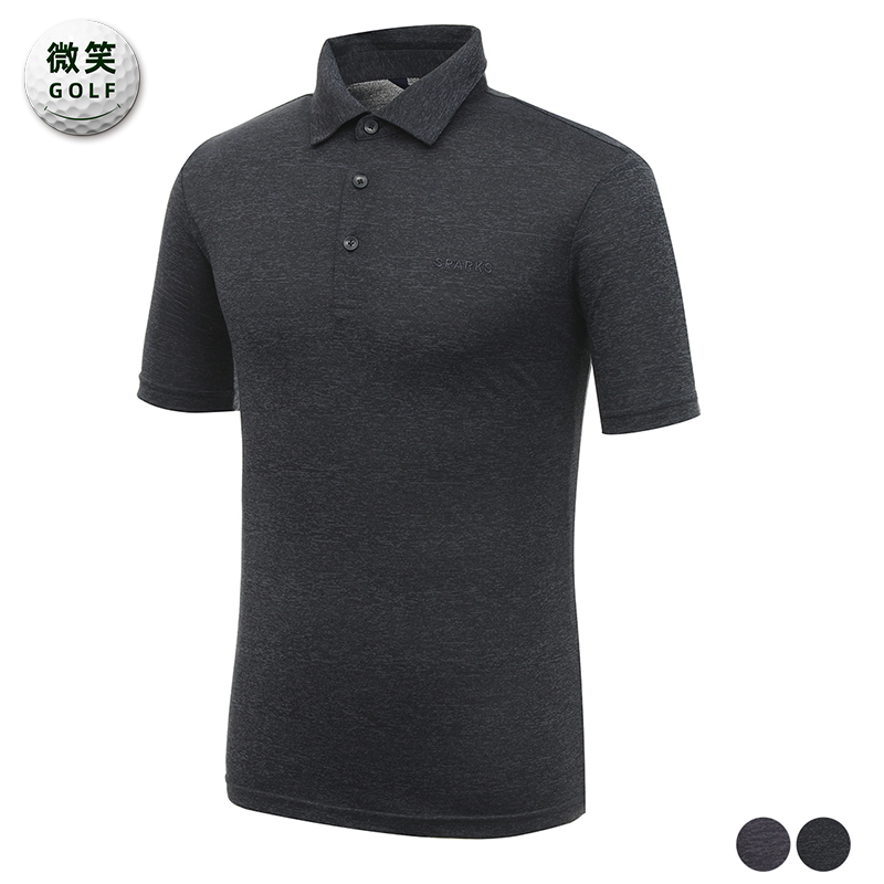 特价2025夏新款韩国代购纯色简约高尔夫球服男士运动短袖T恤GOLF
