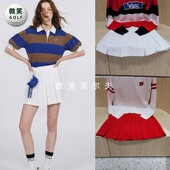 WAAC纯色修身 韩国代购 高尔夫球服女士减龄半身短裙 新款 2026夏季