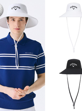 2025夏新品韩国代购CALLAWA*高尔夫男士大檐遮阳防晒运动渔夫帽