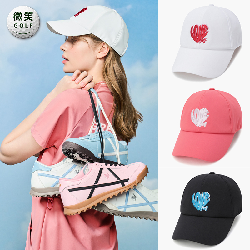 高尔夫球帽女士图案遮阳运动帽子