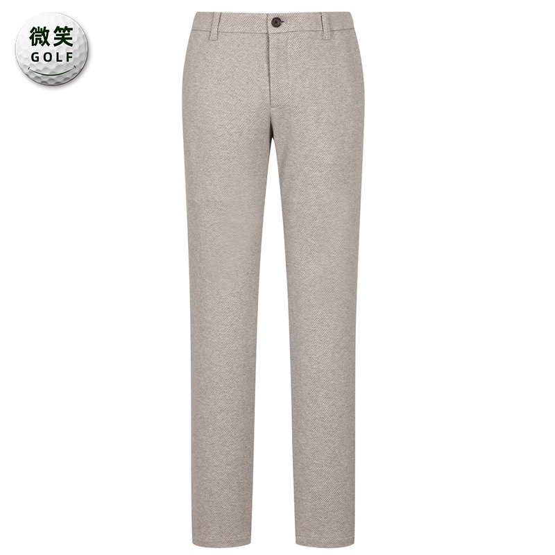 高尔夫球裤男士斜纹针织运动长裤