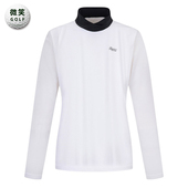 冷感半高领高尔夫球服女士长袖 特价 韩国代购 新款 T恤GOLF 2025秋季