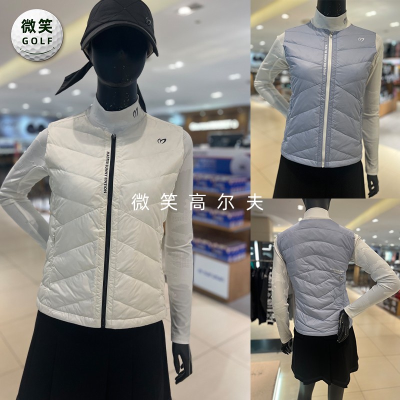 2025冬新款韩国代购MASTERBUNNY轻质保暖高尔夫球服女士鹅绒马甲