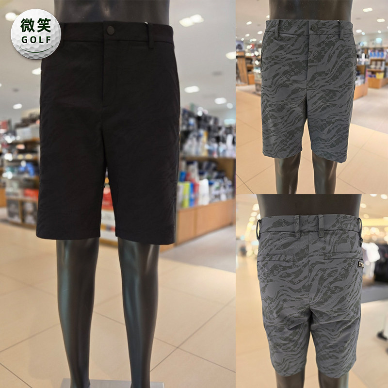 2025夏款韩国代购MASTER PG印花清爽高尔夫球服男士运动短裤GOLF