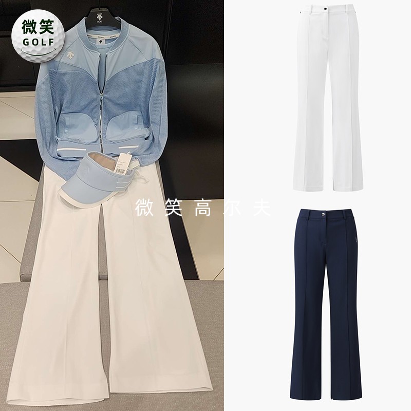 2026夏季新款韩国代购纯色韩版高尔夫球服女士时尚休闲运动长裤
