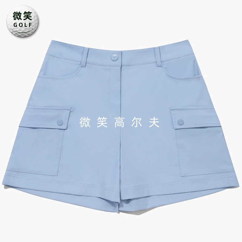 高尔夫球裤女士口袋透气运动短裤
