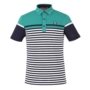 Ưu đãi đặc biệt 2019 hè mới Hàn Quốc mua bộ đồ golf nam màu sọc sọc ngắn tay áo golf - Thể thao sau quần áo chạy bộ 