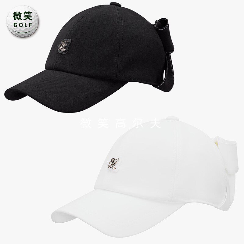 2025夏韩国代购FairLiar蝴蝶结遮阳高尔夫球帽女士防晒有顶帽GOLF图片