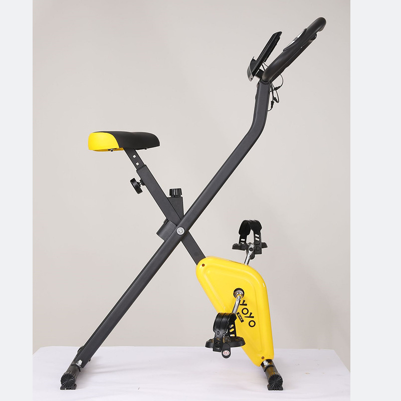 日本进口专供动感单车健身锻炼器材折叠室内健身车有氧运动脚踏自