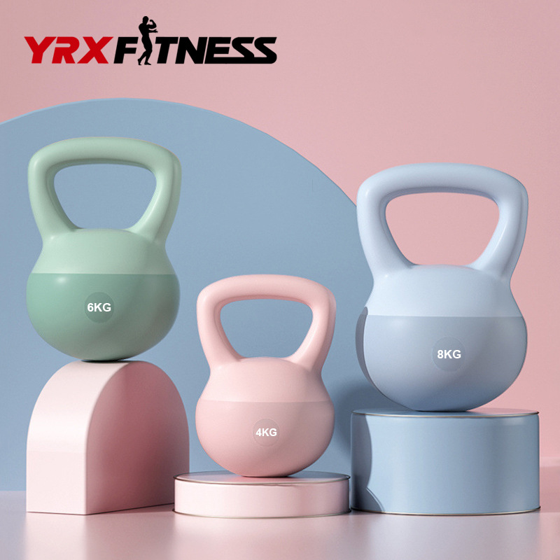 日本进口PVC软壶铃女士健身小哑