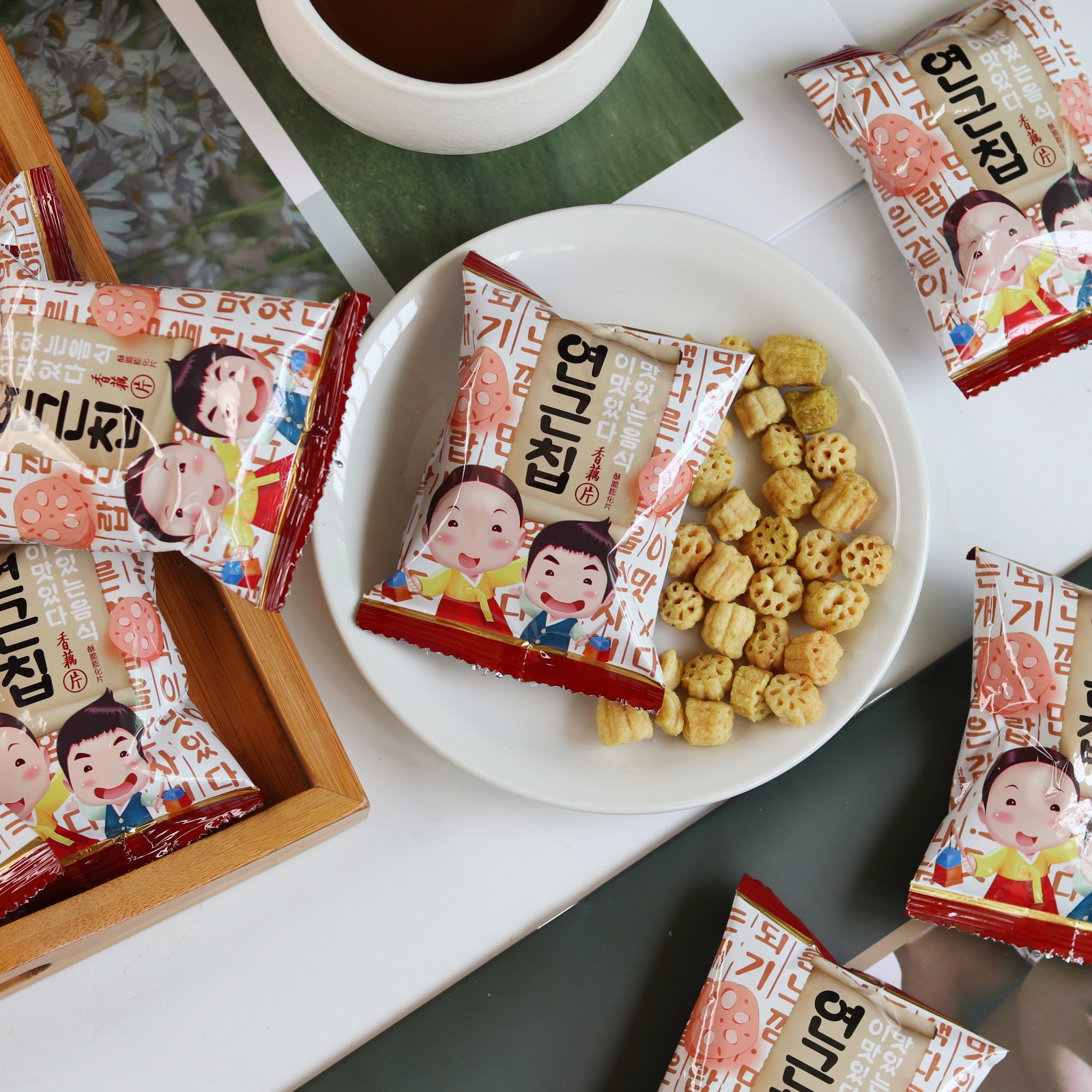 祥好韩式香藕片莲藕片膨化零食