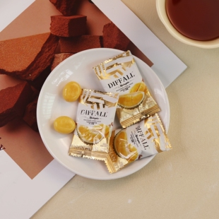 Diffall榴莲糖榴莲风味夹心硬糖结婚宝宝满月周岁回礼零食水果糖