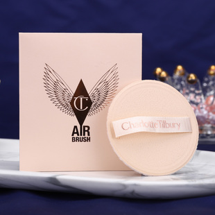 Charlotte Tibury  CT粉饼粉扑小金盘专用植绒定妆散粉蜜粉粉扑