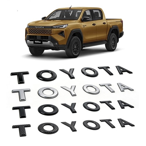 适用2026年海拉克斯HILUX TRAVO改装尾门字母标车尾字贴TRAVO配件