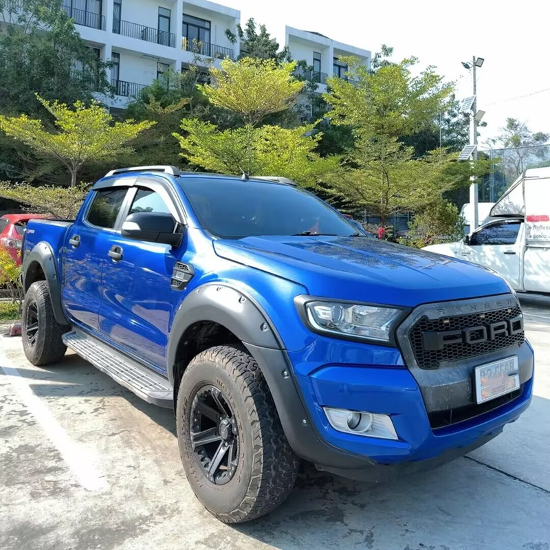 适用于12-21年福特RANGER T6T7T8皮卡改装加宽带钉轮眉轮拱挡泥板