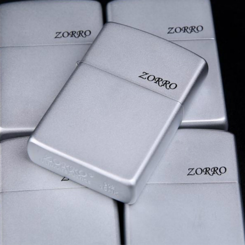 香港正品 zorro佐罗标志煤油打火机超薄个性创意防风磨砂光板包邮在类目 ZIPPO/瑞士军刀/眼镜, 品牌打火机及配件, 其它, 煤油打火机中 - 来自Buy2taobao.com提供专业的淘宝代购服务