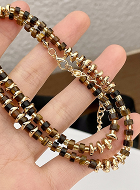 其他人造水晶虎眼石水波链