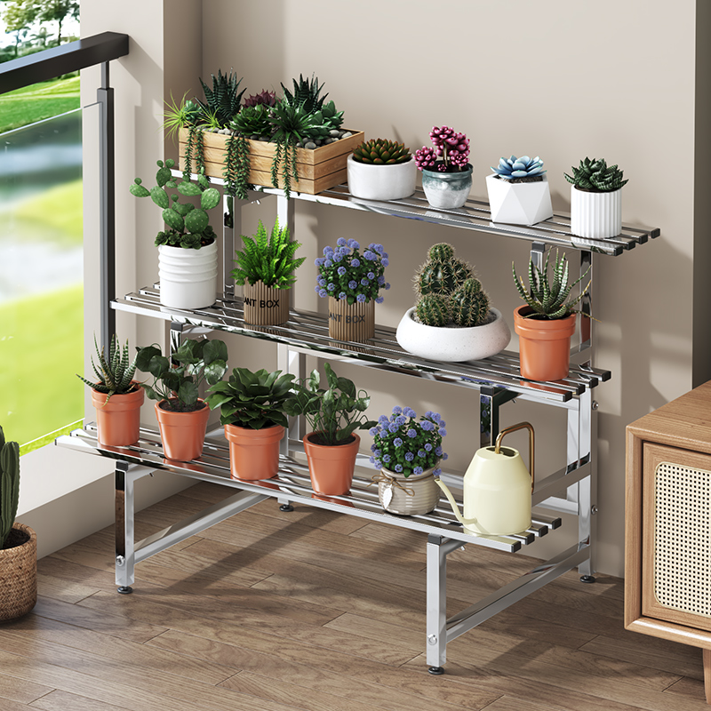 不锈钢花架阳台户外多层