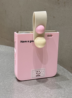 肤感粉红指环扣适用华为PuraX典藏手机壳小米MiX2荣耀MagicVFlip个性Pocket折叠N3flip原创Zflip7摩托罗拉60