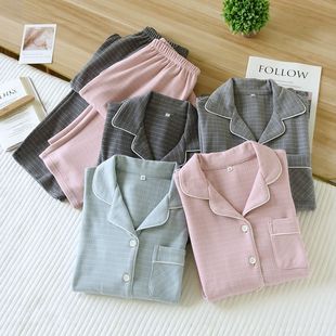 保暖情侣套装 薄绒布磨毛家居服宽松新款 长袖 春秋德绒睡衣男女冬季