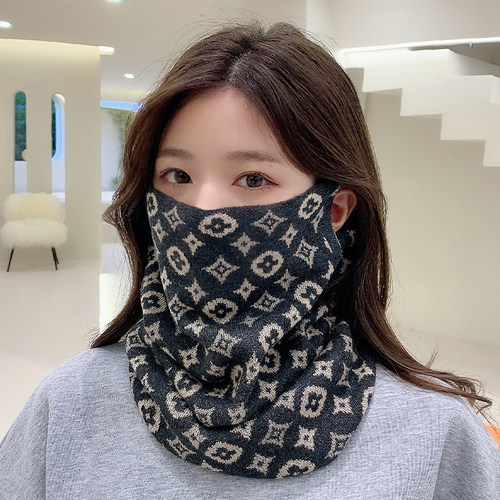 冬季挂耳式面罩户外防风保暖脖套