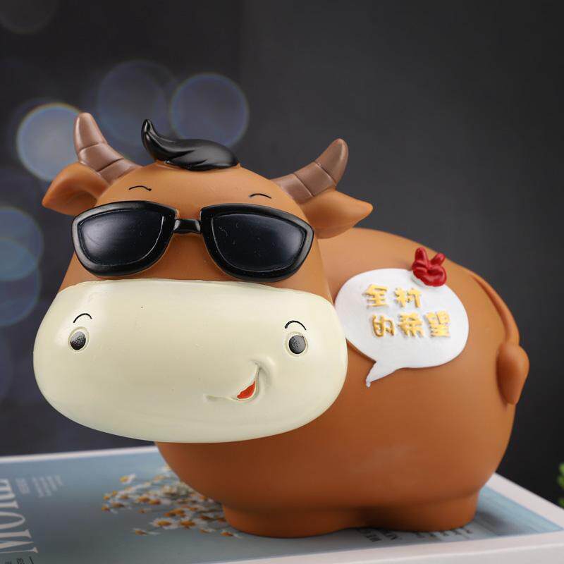 创意个性十二生肖牛存钱罐2024新款成人储蓄罐防摔儿童男女孩礼物
