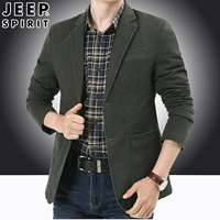 Jeep, джип, мужской осенний костюм для отдыха, хлопковая куртка, для среднего возраста