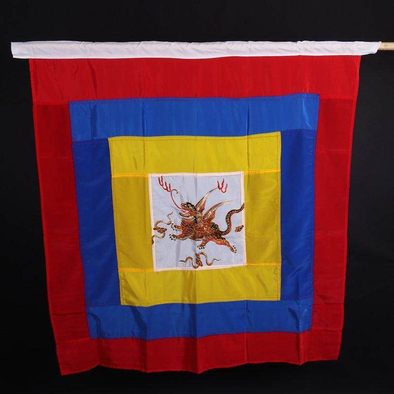 京剧戏曲舞台演出小兵道具旗 令旗报旗水旗车旗飞虎旗回字形旗