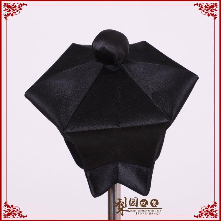 古装越剧京剧戏剧黄梅戏服装戏曲罗帽家丁小二管家书童帽 武松