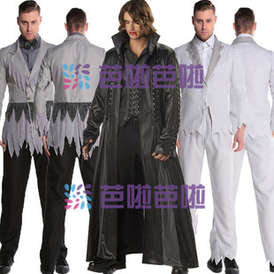 万圣节服装角色扮演电影德古拉吸血鬼服装吸血鬼伯爵cosplay男装
