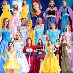 森林精灵装 花仙子服装 万圣节白雪公主裙 成人小红帽cosplay服装