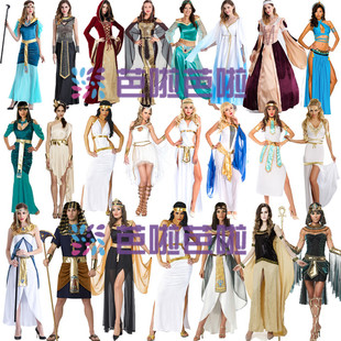 万圣节服装cosplay化妆舞会埃及法老衣服成人公主长裙古希腊艳后