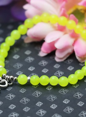 diy黄玉髓小天鹅吊坠饰品佛珠