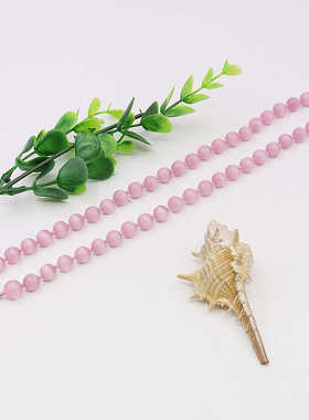 粉色项链油菜花猫眼石玉石天然女